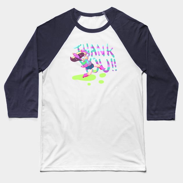 THANK YOU Baseball T-Shirt by ShissouChan